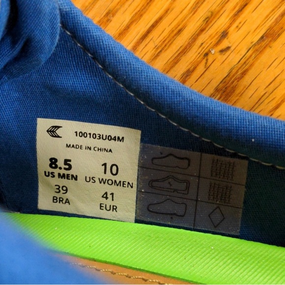 Cariuma Oca Low Blue Canvas Unisex Sneakers Mens 8.5 Womens 10 - Picture 3 of 3